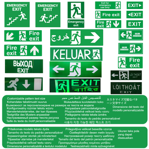 Kunden spezifische wiederauf ladbare LED-Notausgang schilder Muster Not licht für den Ausgang - Product Image 2