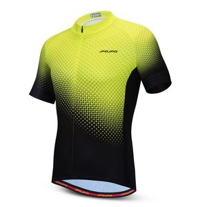 Maillot de cyclisme à manches courtes pour hommes en polyester respirant – Vêtements de sport abordables pour cyclistes (vente en gros) - Product Image 3