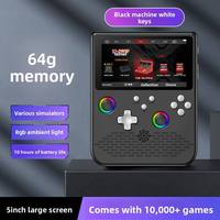 Nouvelle console de jeu vidéo portable H5, écran IPS de 5 pouces, batterie intégrée de 4000 mAh, plus de 15000 jeux, Wi-Fi, 64 Go, système d'exploitation Linux, Rockchip