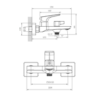 Robinet de salle de bain en laiton polyvalent de haute qualité mitigeur ensemble de douche robinet de baignoire