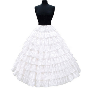 <span class=keywords><strong>Vente</strong></span> flash : <span class=keywords><strong>Jupon</strong></span> à 6 cerceaux et 9 couches en dentelle, jupe tutu moelleuse à armature en os de poisson, costumes de cancan, robe de mariée, technique de volants, grand <span class=keywords><strong>jupon</strong></span> - Product Image 2