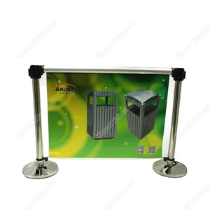 Traust Promosi Safety Crowd Control System Antrian Barrier Standhion Roller Banner