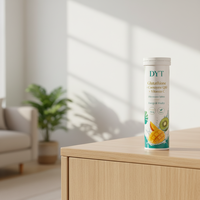 Comprimés effervescents de glutathion, coenzyme Q10 et vitamine C, végétaliens, pour adultes, supplément énergétique et vitalité, marque privée OEM ODM