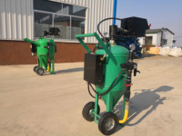 Usine bonne qualité db225 pot de sablage sans poussière mobile soda blaster machine de sablage humide équipement à vendre