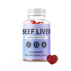 Органическая ГОВЯЖЬЯ печень <span class=keywords><strong>Gummies</strong></span> натуральная энергетическая добавка Витамин a <span class=keywords><strong>B12</strong></span> пищевые добавки - Product Image 1