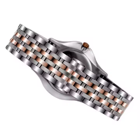 Montres à quartz à mouvement automatique en acier inoxydable 316L personnalisées en usine de logo privé à la mode populaire pour femmes et hommes