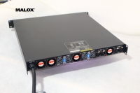 Amplificateur de puissance professionnel en métal MALOX DA32K4 2/8/4 Ohm 1U 4CH 3200W Classe D sans fil/avec câble électrique pour sonorisation professionnelle en boîte de nuit