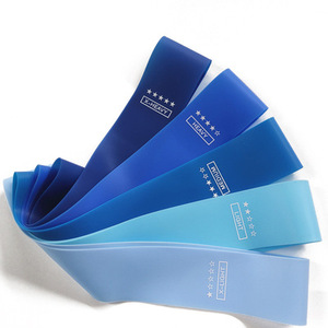 5 pezzi set di fascia per il Fitness e lo Stretching per il corpo da palestra per la casa Set di Mini fasce di resistenza con borsa per il trasporto