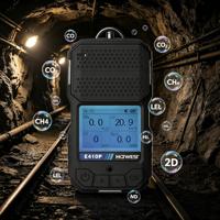 Analyseur de gaz multi-gaz portable E410 avec capteurs CO2, H2S, SO2, NO2, NH3, CL2 pour usage industriel, moniteur de CO2 portable, OEM/ODM