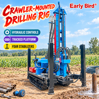 Machine de forage automatique de puits d'eau de 200 m pour travaux de forage profond, avec fonctionnement efficace et conception personnalisable