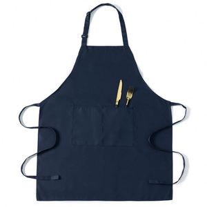 Delantal de Cocina sin Mangas de Lino Chef, Estilo Retro Sostenible, Impermeable y Resistente al Aceite, con Logotipo Personalizable Bordado - Product Image 2