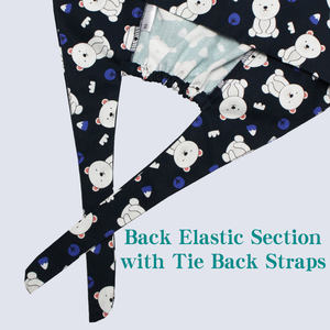 หมวกขัดซาตินเรียงรายโรงพยาบาลสัตว์เลี้ยงศัลยแพทย์หมวกพยาบาลแพทย์อะนิเมะสําหรับผู้หญิงพยาบาลหมวกผมยาวขายส่ง - Product Image 5