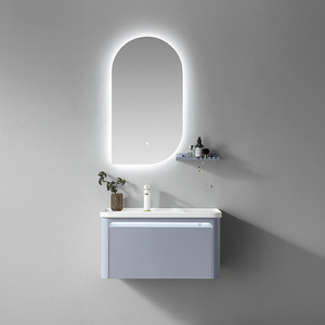 Modern Apartment Small Bathroom Wall Mounted <strong>Under</strong> <strong>Sink</strong> Base Storage <strong>Vanity</strong> <strong>Unit</strong> - Product Image 1