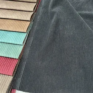 Mode 8 wale velours polyester tissu léger pour clotehs vêtement pantalon robe vêtements