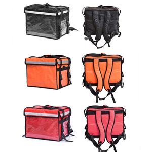 Sac isotherme souple en polyester grande capacité, imperméable, portable, avec bandoulière, pour livraison de repas, fermeture éclair à motif lettre - Product Image 2