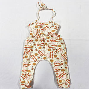 Nuevos Monos de Moda para Niños, Lindos Monos de Una Pieza, Bodys para Bebés, Monos Florales Estampados Personalizados, Monos con Tirantes para Niños - Product Image 3