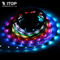 Connectivité USB Lumières colorées RVB complètes Bande lumineuse LED en silicone en tissu flexible pour machine de jeu de paris WS2812B