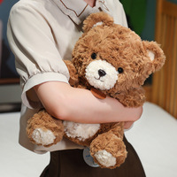 Fabricant de jouets Boyue, ours en peluche brun personnalisé, animaux en peluche de dessin animé, ours en peluche miniature mignon