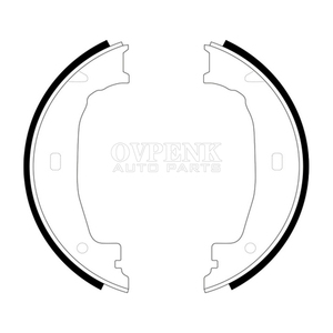 รองเท้าเบรคสำหรับ BMW 1 (E81) 2006-2011 3 (E46) 1998-2005 S828 34416761290ชิ้นส่วนรถยนต์34416761291 - Product Image 2