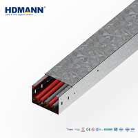 Goulotte de câblage Hdmann 300x100mm en acier galvanisé à chaud, étanche, pour tours de télécommunications extérieures
