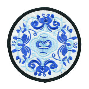 Dessous de verre en tissu tissé à fleurs au crochet bon marché au design personnalisé Dessous de verre absorbant en <span class=keywords><strong>feutre</strong></span> de lin Dessous de verre pour boisson et thé - Product Image 4