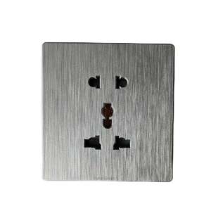 Panel de Enchufe Eléctrico de Pared para PC, 13A, 2 Posiciones, 3 Canales, Táctil, Universal, Fácil Instalación - Product Image 6