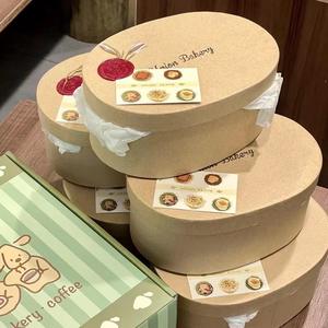 Fiambrera de papel Kraft de grado alimenticio, <span class=keywords><strong>caja</strong></span> de embalaje para hornear galletas, sándwich de comida - Product Image 2