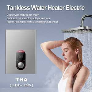 Chauffe-eau instantané électrique intelligent monophasé 8KW 240V à chauffage rapide pour douche et bain, alimentation en eau chaude sans fin - Product Image 2