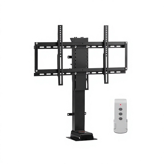 Electric Automatic Smart Modern Motorized TV Lift Height Adjustable Remote Control Motorized TV Mount Fit for 32-70 Inch TV