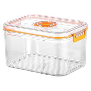 กล่องเก็บอาหารสุญญากาศพลาสติกเกรดสำหรับอาหาร ใช้กับตู้เย็นและไมโครเวฟได้ ชุดจัดระเบียบครัวสำหรับเก็บผักและผลไม้ - Product Image 5