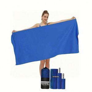 Custom Logo 3Pcs Quick-Dry <b>Microfiber</b> <b>Towels</b> Super Absorbent Lightweight & Soft Fast Drying Perfect for Travel <b>Beach</b> Shower - Product Image 1