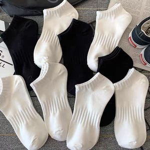 White Athletic <b>Socks</b> Short Breathable Unisex College Style Low Top Casual <b>Socks</b> For Women Youth - Product Image 2