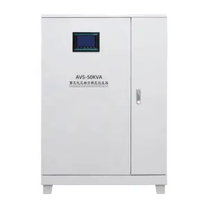 Stabilizer tegangan otomatis tiga fase, AVR lift industri 30kVA 220V-440V 50Hz/60Hz