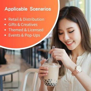 Tropical bubble milk tea kit for beverage training - includes 2 <b>packets</b> of powder - Product Image 2