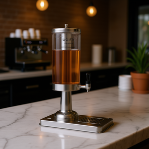 Distributeur de boissons D'OiFr 3L en acier inoxydable, récipient à boissons refroidies par glace pour thé, jus, usage commercial - Product Image 2