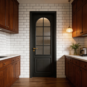 Porta Interna Moderna in Melamina con Finitura Italiana e Design Anti-Deformazione per Casa, Villa, Hotel, Appartamento, Camera da Letto, Ingresso - Product Image 4