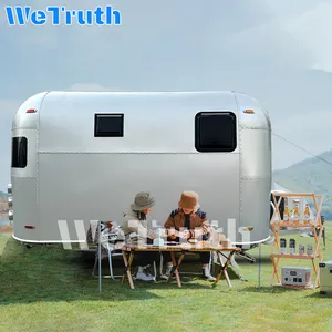Australian Standard Travel Trailers Fiberglass Aluminum Travel Trailers caravan house car With Bathroom