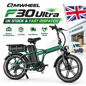 จักรยานไฟฟ้า QMWHEEL F30 Ultra UK Stock E Bike รุ่น Dirt Bike ขนาด 20 นิ้ว พับได้ กำลังไฟ 250W แบตเตอรี่คู่ 70Ah ขายส่ง - Product Image 1
