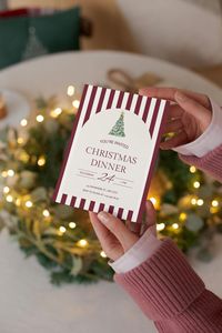 Tarjetas de Felicitación Navideñas Personalizadas Premium – Decoración y Saludos Festivos Personalizados - Product Image 4
