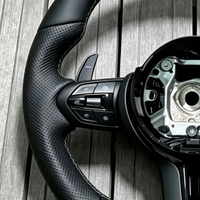 Volant en cuir M Sport pour BMW F10 F20 F22 F23 F30 F33 F34 X1 F48 X5 F15 X3 F25 M3 F80 E90 E70 - Pièces automobiles