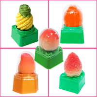 Es Krim 3D Rasa Buah Alami PoPI CAT Mangga Persik Nanas Stroberi Jeruk Kemasan Grosir