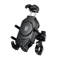 Kewig Fahrrad- und Motorrad-Handyhalterung, Wasserdichte IP66-Handyhalterung für Fahrradlenker
