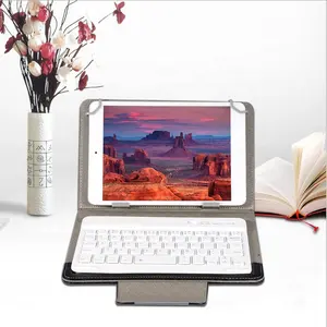 For Ipad 10.2 10.5 inch wireless keyboard case Samsung Galaxy tab 7 8 9 10 case with BT 3.0 keyboard