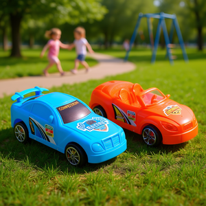 Mini <b>Plastic</b> Car Toy for Kids <b>Pocket</b> Vehicle Play in BOPP Bag - Product Image 3