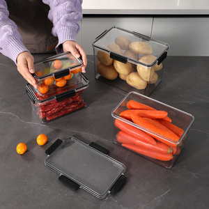 Gran oferta, organizadores <span class=keywords><strong>de</strong></span> cocina, contenedor <span class=keywords><strong>de</strong></span> plástico hermético para mascotas, caja <span class=keywords><strong>de</strong></span> contenedores <span class=keywords><strong>de</strong></span> almacenamiento <span class=keywords><strong>de</strong></span> alimentos con logotipo personalizado - Product Image 5