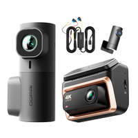 Cámara para Auto DDPAI Z60 Pro 4K de Doble Lente, Pantalla LCD de 3 Pulgadas, GPS, Wi-Fi, Visión Nocturna, Formato H.264, Mini Grabadora de Video Portátil para Autos