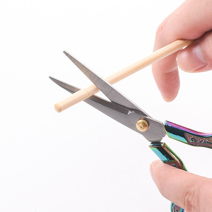 Portable Scissors For Students And Home Use Gold Silver Bronze Colors Stainless Steel V Shaped <b>Diy</b> Crafts Embroidery Thread - Product Image 4