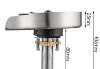 Lave-tasses automatique en acier inoxydable 304, finition nickel brossé, lave-bouteilles, accessoires de bar, buse haute pression, design moderne