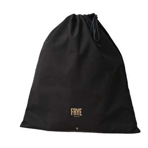 Black Cotton Printed Canvas Drawstring <b>Bag</b> <b>Hat</b> Dust <b>Bag</b> - Product Image 1