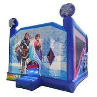 Château gonflable pour enfants, thème de jardin potager, parc d'attractions, parcours d'obstacles, matériau PVC, location commerciale, personnalisable